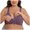 Grey, variant on Women Front Snap Closure Bra Seamless Wireless Comfortable Strapless Backless Sponge Free Convertible Shoulder Strap Lace Design