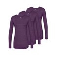 thumbnail image 1 of Adar sous-Couches pour Femmes, Lot de 3 - T-Shirt de sous-Couche à Manches Longues Confortable, 1 of 7