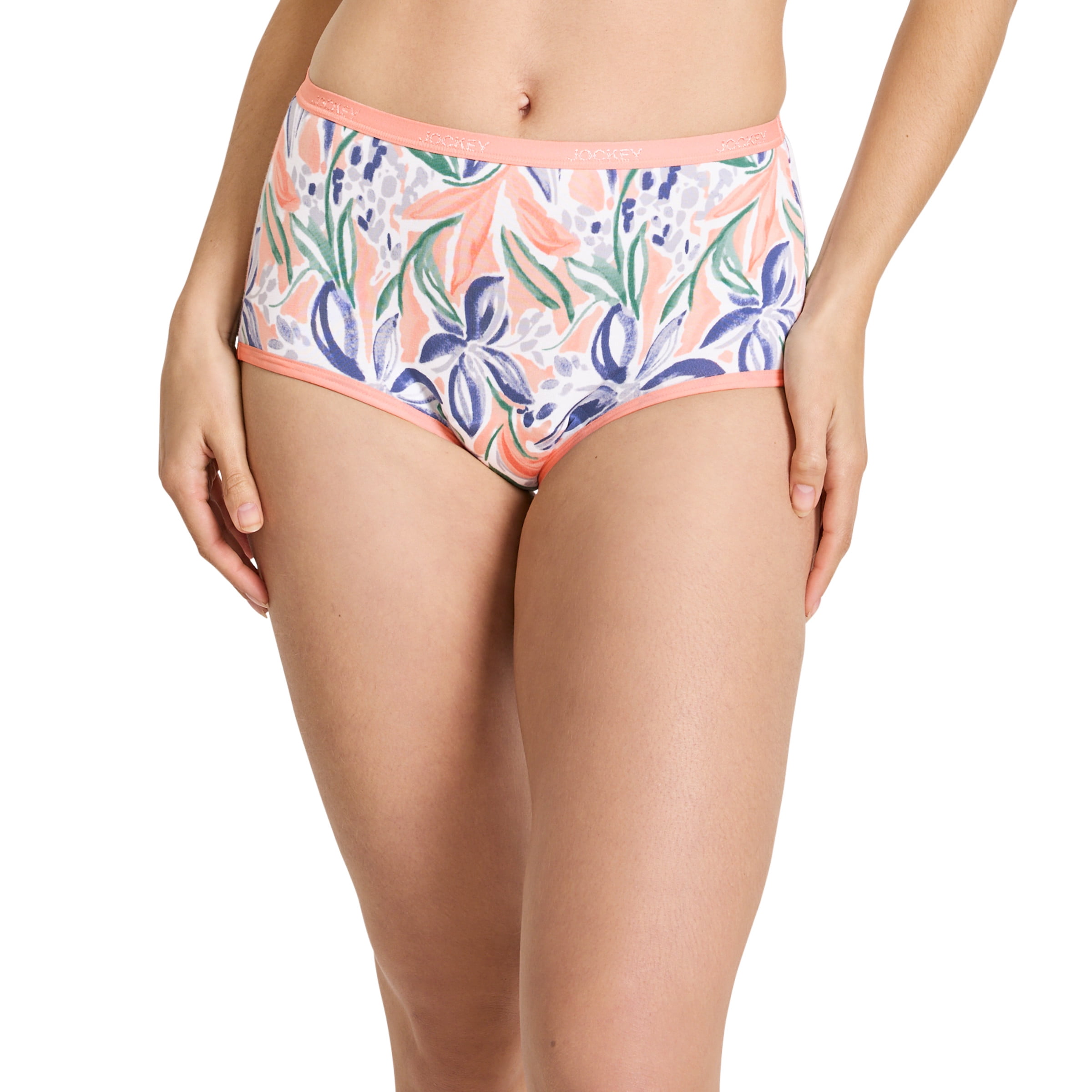 Jockey Women's Worry Free Cotton Stretch Heavy Absorbency Brief
