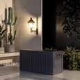 thumbnail image 4 of 80 Gallon Resin Deck Box, Lockable Patio Outdoor Storage Box for Furniture, Garden Tools and Tools Storage, Waterproof Outside Storage Box - Black, 4 of 7