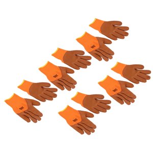 Gants de travail d'hiver, doux à l'intérieur 5 Paire Gants thermiques pour l'entretien mécanique