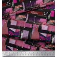thumbnail image 3 of Soimoi Silk Fabric Patchwork Color Block Printed Craft Fabric by the Yard 42 Inch Wide, 3 of 3