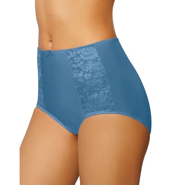 Bali Womens Double Support Brief, 6, Hot Springs Blue