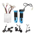 thumbnail image 3 of Motor Speed Controller, Brush Motor Control Box Universal Aluminum Alloy DC12V 500W High Power with Throttle Grips for Electric Motorcycles Bikes Scooter, 3 of 8