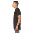 thumbnail image 2 of BELLA+CANVAS T-Shirt Long pour Homme - 3006, 2TG, Noir, 2 of 3