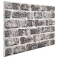 thumbnail image 2 of vidaXL 3D Wall Panels with Dark Grey Brick Design 11 pcs EPS, 2 of 5