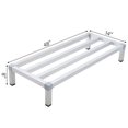 thumbnail image 1 of Dunnage Rack ,8 Inches Above Ground Level,Aluminum Dunnage Rack 1500 Lb Capacity,Low Shelf for Floor Used for Storage In Kitchens, Restaurants, Supermarkets,Grocery Stores, 1 of 9