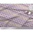 thumbnail image 2 of Soimoi Cotton Voile Fabric Aztec Geometric Printed Craft Fabric by The Yard 56 Inch Wide, 2 of 3