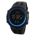 thumbnail image 2 of serony 1251 Mens Digital Sports Watch Waterproof Stopwatch Countdown Blue, 2 of 7