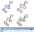 thumbnail image 3 of TIELUTT Cat Harness and Bow Leash Set For Walking Outdoor Small Large Cat Padded Mesh Front Vest with Leash 100 Ft Dog Leash Dog Leash for Big Dogs Take Two Leash Extension Big Dog Leash Double Clip, 3 of 4