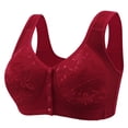 thumbnail image 1 of Yuzhih Seamless Front Closure Bras for Women with Soft Support Full Coverage Everyday Bra Non-padded Wireless Bralette, 1 of 6