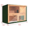 thumbnail image 2 of Rabbit Hutch Double Decker Cover Windproof Rabbit Cage, 2 of 4