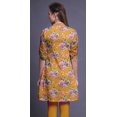 thumbnail image 3 of Bimba Kurtis Indiennes Courtes pour Femmes Tunique Imprimée Chemise à Manches Roulées, 3 of 6