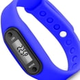thumbnail image 4 of destyer Digital LED Walking Distance Pedometer Calorie Counter Sport Fitness Wrist Silicone Watch Bracelet, 4 of 9