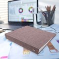 thumbnail image 2 of Fabric Cover Binder Refillable Notebook Cover Loose-leaf Notebook Cover Students 3-ring Binder, 2 of 9