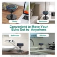 thumbnail image 4 of Support de Haut-Parleur Intelligent Adapté au Support de Bureau Echo Dot 3rd, Support Antidérapant Réglable à 360 Degrés, 4 of 8