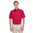 thumbnail image 1 of Harriton Chemise en Sergé à Manches Courtes pour Hommes Foundation 100 % Coton avec Teflonâ„¢, 1 of 2