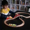thumbnail image 3 of Vett Battery Operated Locomotive Train Magnetic Connection Track Model High Speed Motor Car Toys for Chil, 3 of 5