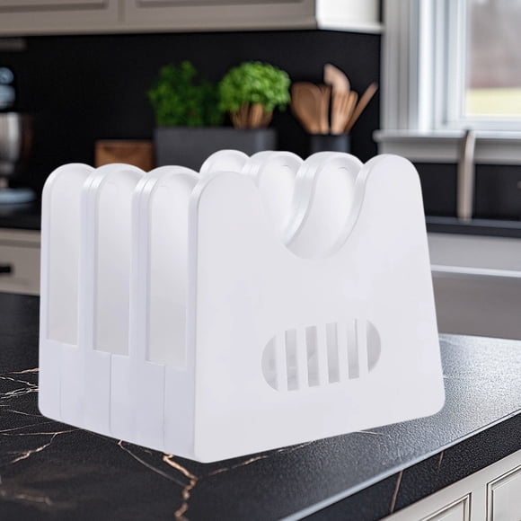 Rvkxad Kitchen Utensil Organizer, Countertop Draining Rack for Spatula Chopsticks Spoon, Pot Lid Holder