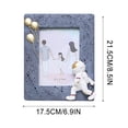 thumbnail image 5 of Family Photo Frame With Astronaut Figurine Table Decor For Birthday Party 8 in x 10 in, 5 of 5