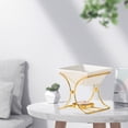 thumbnail image 4 of bedienty Essential Oil Burner Aroma Diffuser Wax Holder Warmer Tea Melt Light Gold 9.3x9.4cm, 4 of 5