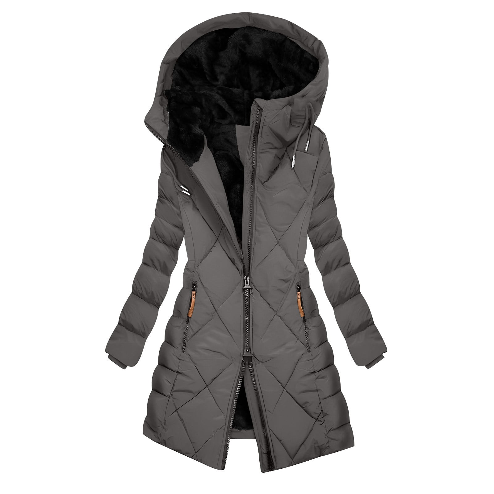 Manteaux d'Hiver pour Femmes - Longueur Régulière, Rembourrés - Décontractés, Usage Quotidien