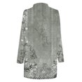 thumbnail image 5 of Cardigan Long pour Femme à Manches Longues, Mode Décontractée, Cardigan Imprimé, Haut, Chemisier, Manteau Cardigan en Liquidation, 5 of 5