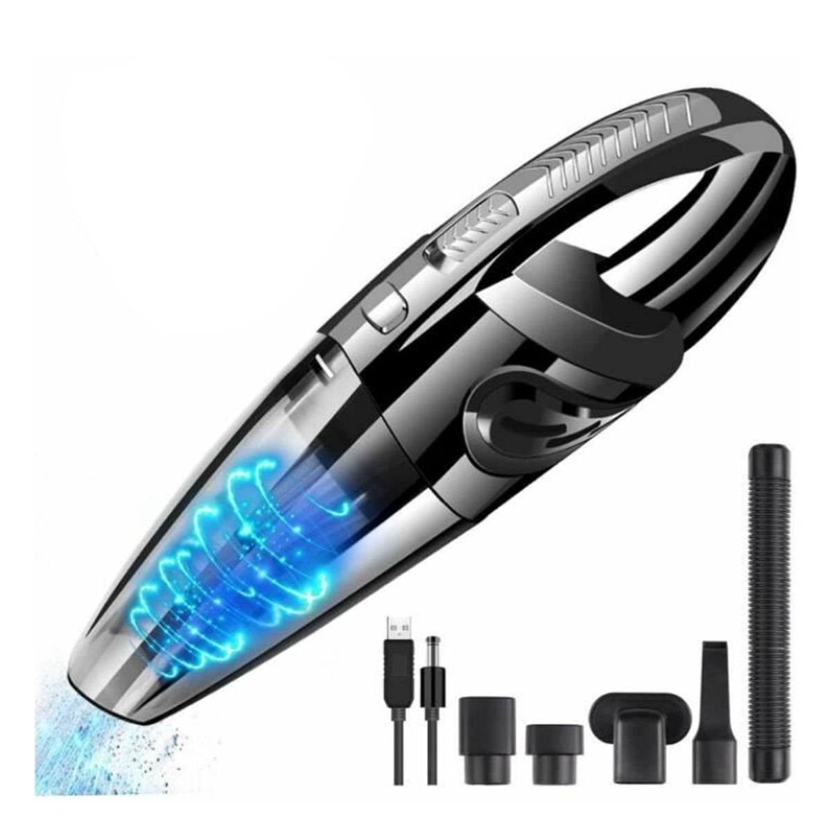 Cordless Handheld Vacuum Cleaner, 3200 Pa Car Vacuum Cleaner, 120W Power, USB Rechargeable