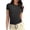 Black, variant on Atogsazn Women's Crew Neck T Shirts Short Sleeve Casual Cotton Tops Ribbed Knit Tees Summer Basic Solid Shirt Clothes Beige S Fashion