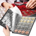 thumbnail image 1 of 250 Pockets Coin Album, Coin Collection Book Coin Collecting Book Coin Holder  For Badges For Medals For Coins Black, 1 of 8