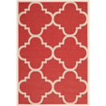 thumbnail image 1 of Safavieh Courtyard Red Indoor Outdoor Rug, 4' x 5'7', Machine Made, Polypropylene, 1 of 5