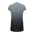 thumbnail image 5 of LOVZFMLL Robes d'Été pour Femmes T-Shirt Décontracté Ample Robe Droite Col en V Manches Courtes Basique Tenues Quotidiennes Gris S, 5 of 5