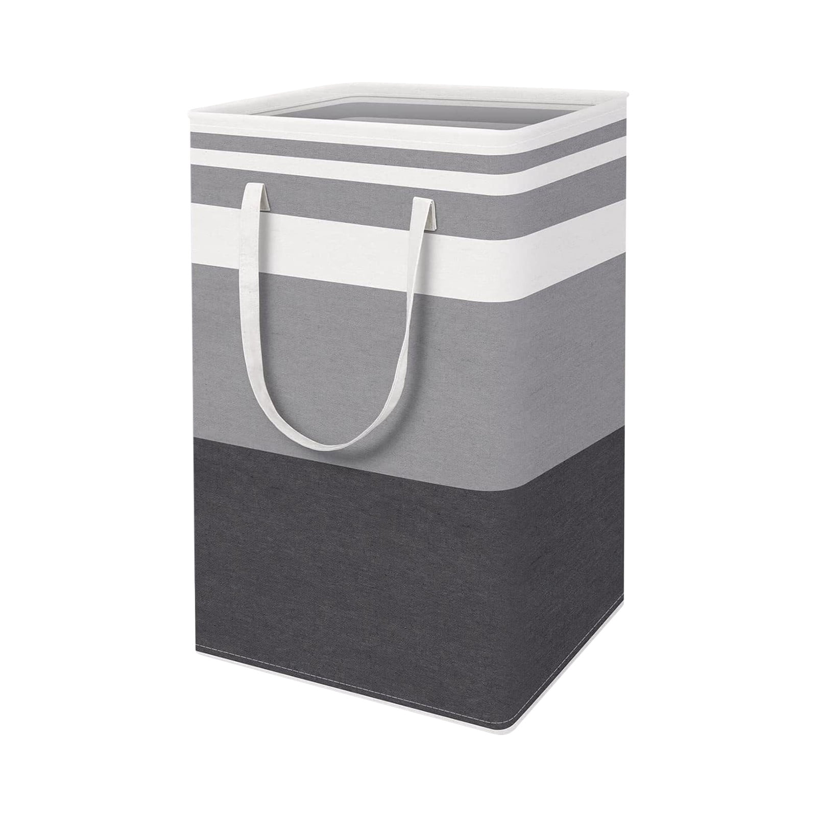 Large Laundry Basket,, Freestanding Laundry Hamper, Tall Clothes Hamper With Extended Handles For Clothes Toys In The Dorm And Family-(Gr