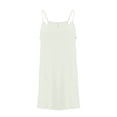 thumbnail image 4 of RBCKVXZ Robe Courte Athlétique Sans Manches pour Femmes avec Short Intégré Été Tennis Entraînement Active Combinaison Sportive Bretelles Spaghetti Robes Beige m, 4 of 9
