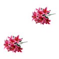 thumbnail image 1 of Ruiboury Indoor Or Outdoor Faux Flowers With Long-lasting Durability Realistic Appearance deep pink 2Set, 1 of 6
