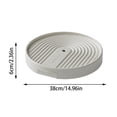 thumbnail image 3 of Wheeled Planter Stand Round Stand With Wheels Planter Transport Wheeled Tray For Indoor And Outdoor Home Dormitory Bottle Dryer Rack Small Kitchen Pad Scouring Pad Holder for Kitchen Counter Dish, 3 of 4