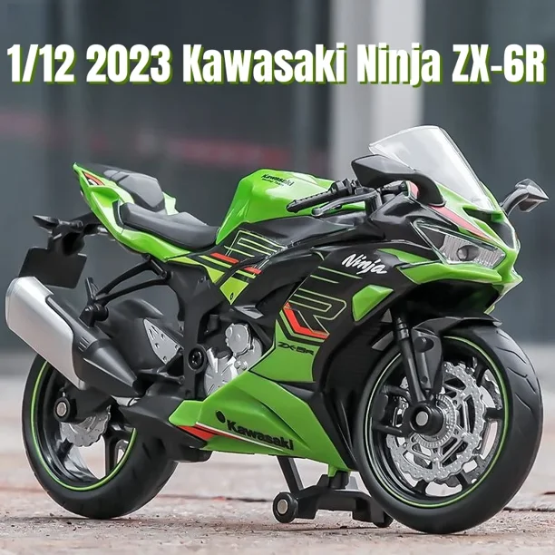 ミニチャンプス　Kawasaki 1/12 1:12 Kawasaki Ninja ZX-6R Motorcycle Toy 1:12 RMZ City Diecast