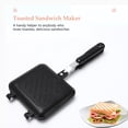 thumbnail image 4 of Arealer Toasted Sandwich Maker Non-stick Grilled Sandwich Panini Maker With Insulated Handle Hot Sandwich Maker Grilled Cheese Machine, 4 of 7