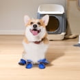 thumbnail image 2 of Dog Boots Protector Winter Dog Shoes With Reflective Straps Warm Pet Puppy Snow Boots For Small Medium Dogs Durable Non- Sole, 2 of 9