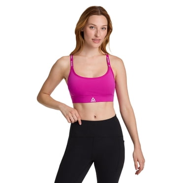 Reebok Women's Low Impact Favorite Racerback Sports Bra with Removable Cups