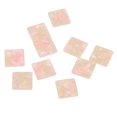 thumbnail image 4 of Milaget 10pcs Colorful Loose Beads Geometric Acetate Acrylic DIY Jewelry Crafts Pink, 4 of 9