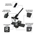 thumbnail image 2 of ChiButtons Kit 25mm (1") Button Maker Badge Press Machine-B400 + 25mm Round Die Moulds + 500 set Pin Button Components + Adjustable Circle Cutter (Black), 2 of 5