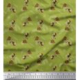 thumbnail image 1 of Soimoi Modal Satin Fabric Star,Knife & Circus Dog Cartoon Print Fabric by Yard 42 Inch Wide, 1 of 3