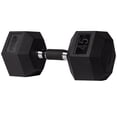 thumbnail image 4 of PRISP Haltère Hexagonal en Caoutchouc - Poids à Main en Fonte pour Gym à la Maison, Exercice et Mise en Forme avec Poignée en Caoutchouc; Vendu à l'Unité, 4 of 8