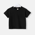 thumbnail image 1 of Rbaofujie T-Shirt à Manches Courtes pour Enfants T-Shirt Doux Col Rond en Coton pour Garçons et Filles, 1 of 2