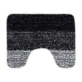 thumbnail image 3 of Sentmoon Bathroom Rugs Bathroom Floor Mat Absorbent Microfiber Plushes Bath Mat U Shape Toilet Mats Bathroom Rugs Soft Comfortable Absorption Non-Slide Thick Machines Washable Easier To Dry Dark, 3 of 8