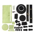 thumbnail image 3 of Esquirla DIY PU Leather Shoulder Bag Making Set Cartoon Character Accessories Fashion Green, 3 of 8