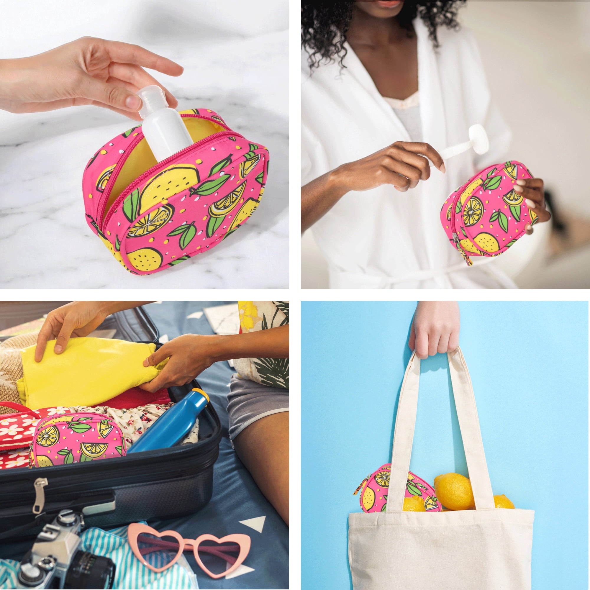 Eqb - Cosmetic Bag - Pick Me Up Pouch Lemon - 1Pc