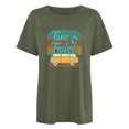 thumbnail image 3 of Birdeem Mode T-Shirt Décontracté pour Femmes à Manches Courtes d'Été Imprimé, 3 of 6