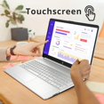 thumbnail image 3 of HP Pavilion Portable à Écran Tactile 15,6 Po FHD, AMD Ryzen 7 5700U, 64 Go de RAM, SSD 2 To, Graphiques AMD Radeon, Clavier Pleine Taille, Caméra Web HD, Windows 11 Pro, Argent, Carte USB Hotface 32 Go, 3 of 7